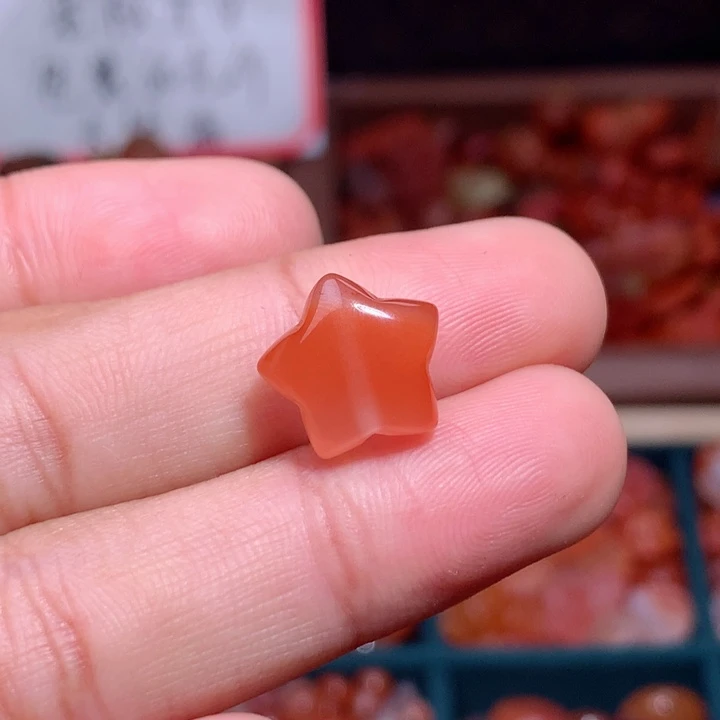 南红玛瑙未镶嵌南红星星