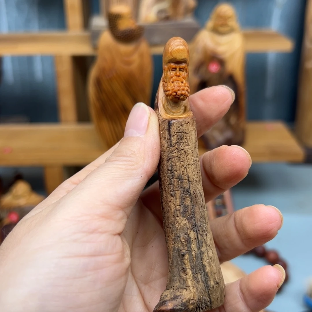 柏木崖柏木摆件手把件，44