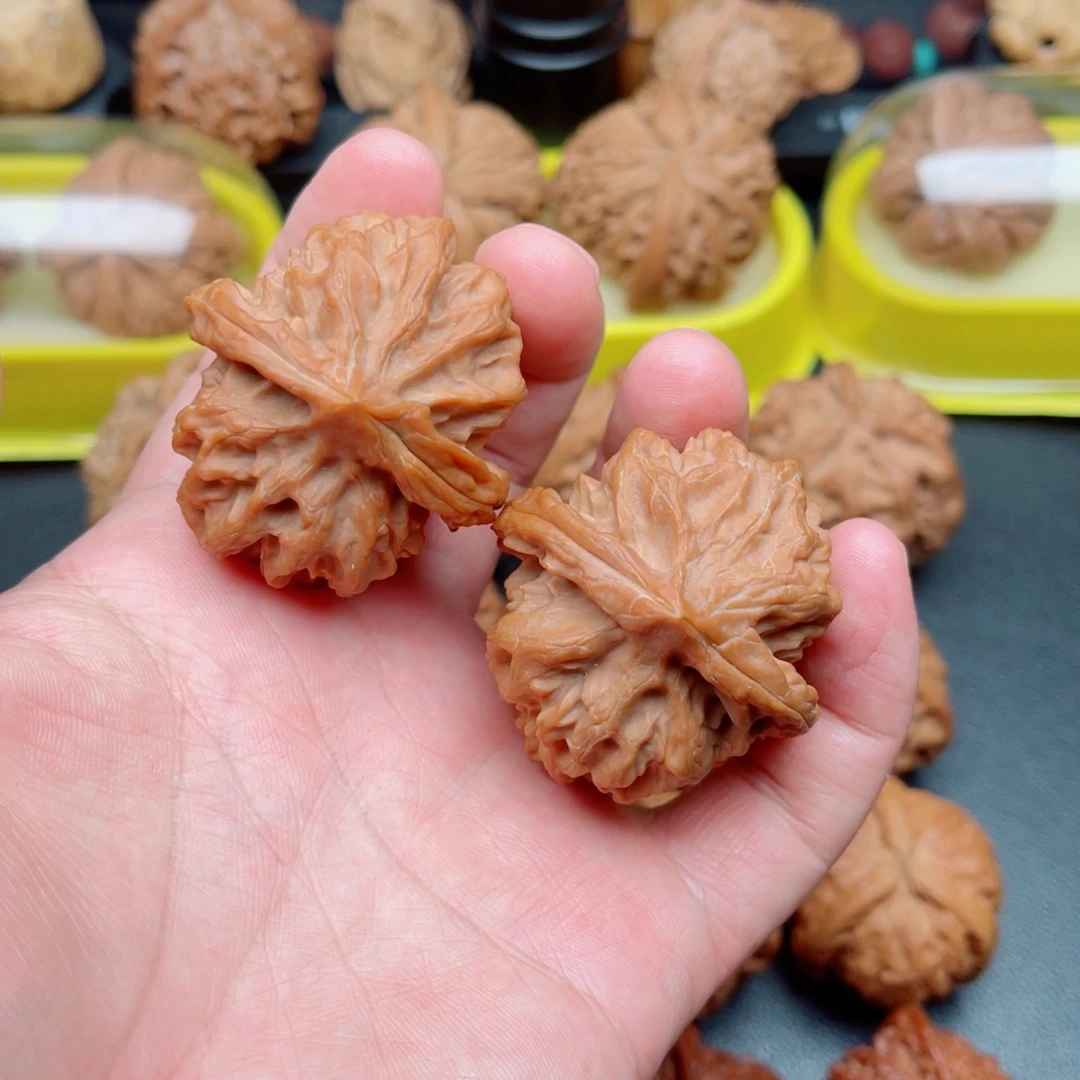 吊坠文玩核桃曹大龙狮子头41×43×43