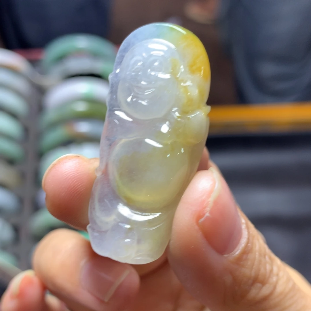 定制翡翠未镶嵌翡翠佛