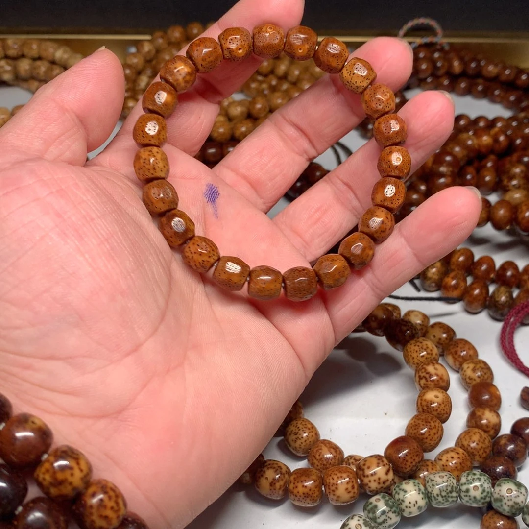 吊坠星月菩提陈化料10✖️9砖面无相