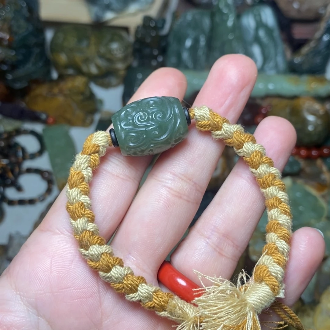 和田玉（糖玉）未镶嵌车挂