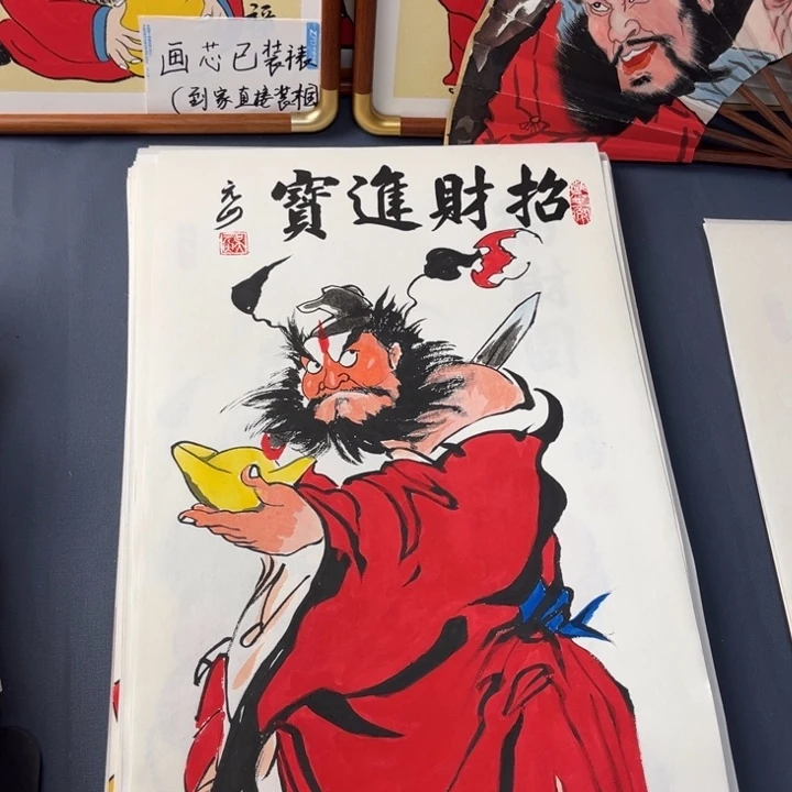 国画禅意画纯手绘作品
