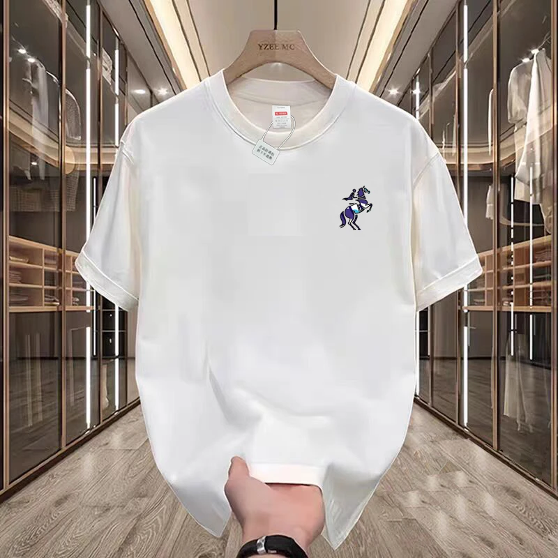 一折专区▏奥莱▏保罗纯棉夏季短袖T恤男女同款百搭圆领