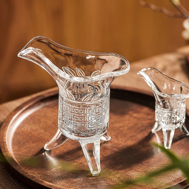帝王杯爵杯创意仿古酒樽玻璃白酒杯烈酒杯家用复古帝王杯侯爵杯