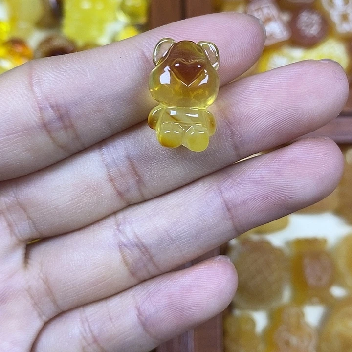 吊坠橄榄核小熊68