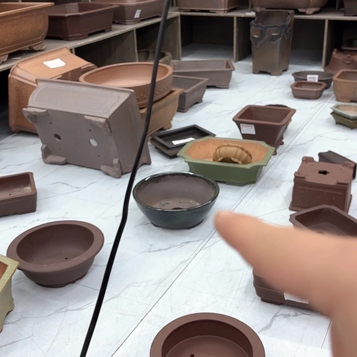 紫砂花盆烝**师紫砂的颜色很漂亮