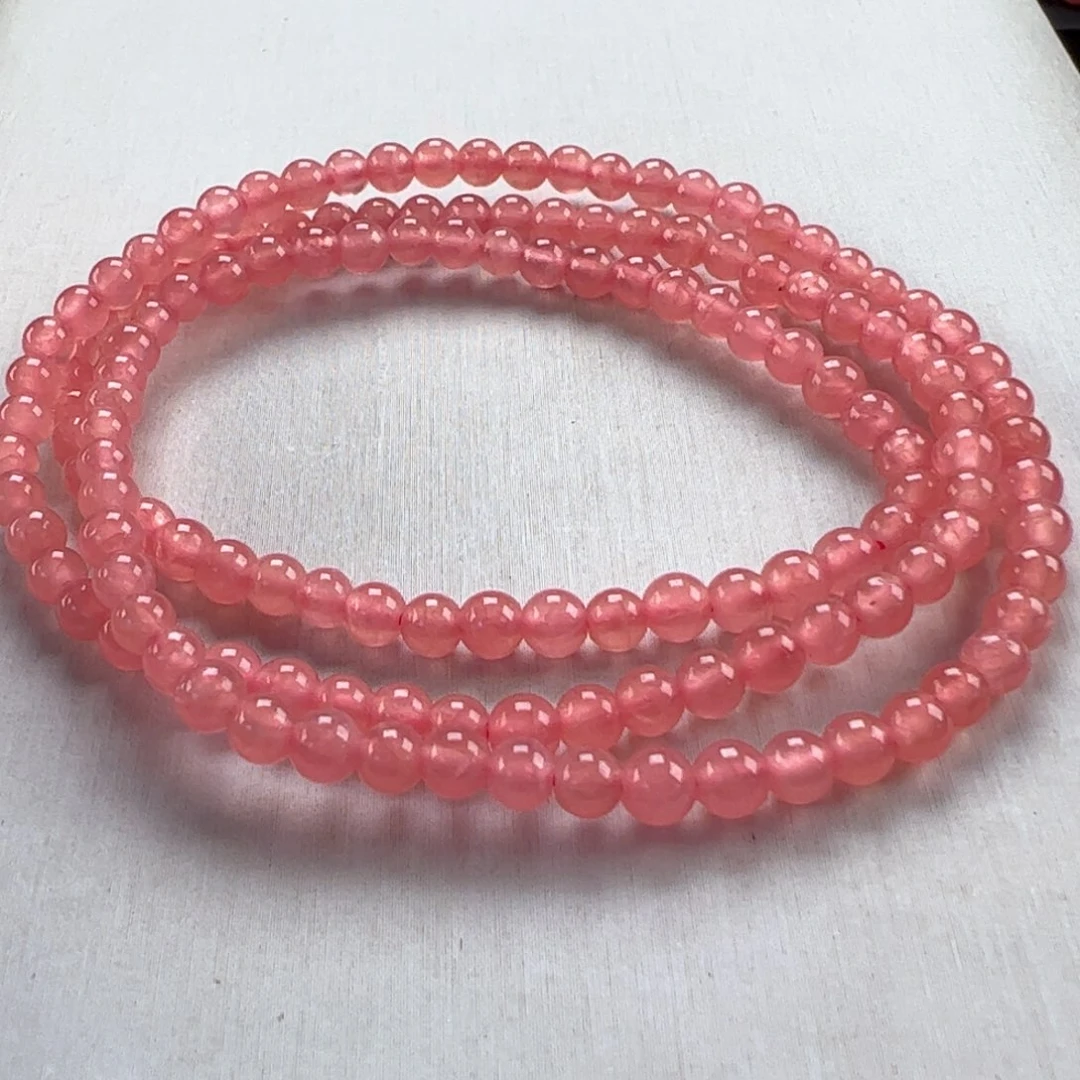 菱锰矿（红纹石）未镶嵌多圈