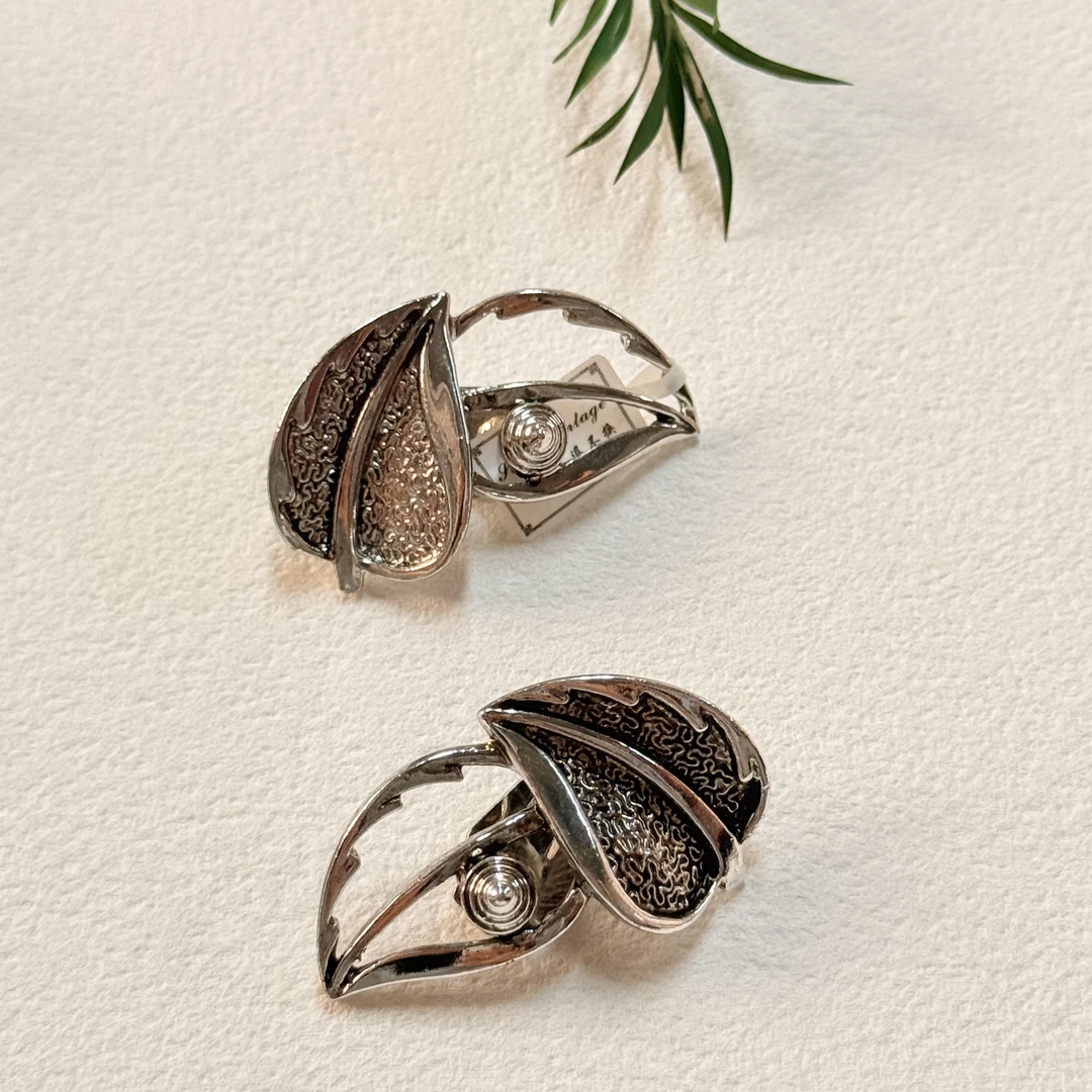 铜合金耳饰 【六六中古】孤品复古耳夹gm0780