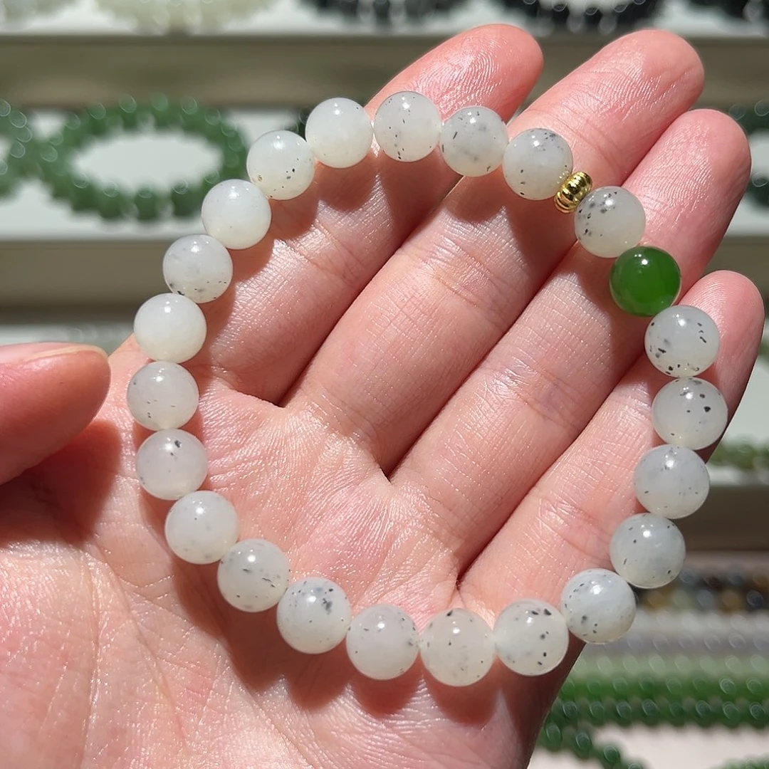 和田玉未镶嵌手链