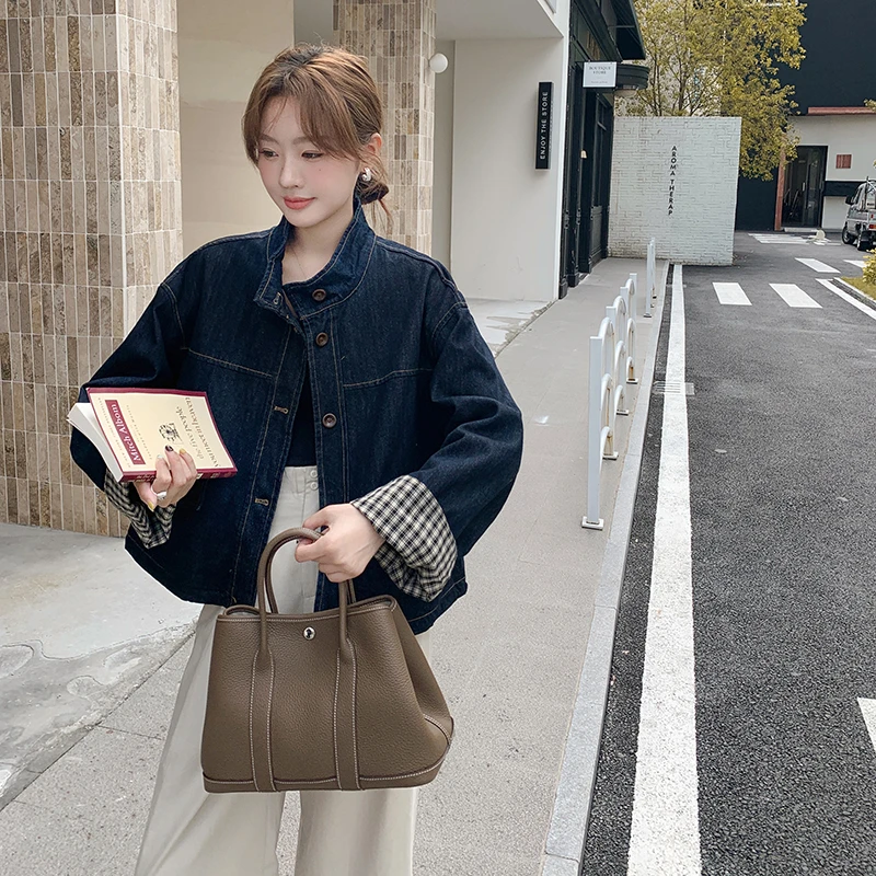 独特超好看开秋穿搭韩系牛仔短外套女2025春秋新款休闲夹克上衣潮