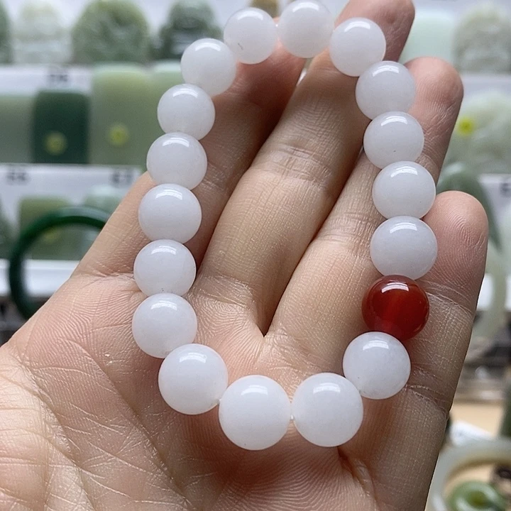 石英岩玉手链未镶嵌