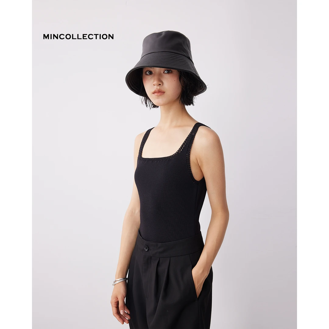 DE Mincollection花边吊带/法式方U领干爽凉感内搭吊带55313