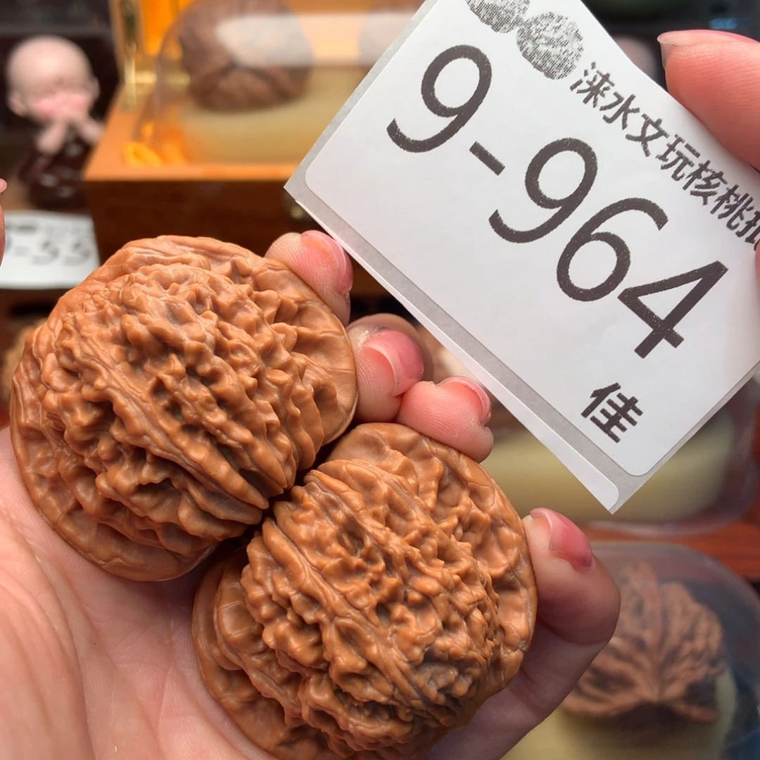 文玩核桃把件45四座楼