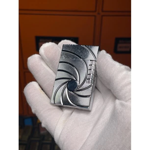 精品白钢双面精雕漩涡朗声侧滑气机