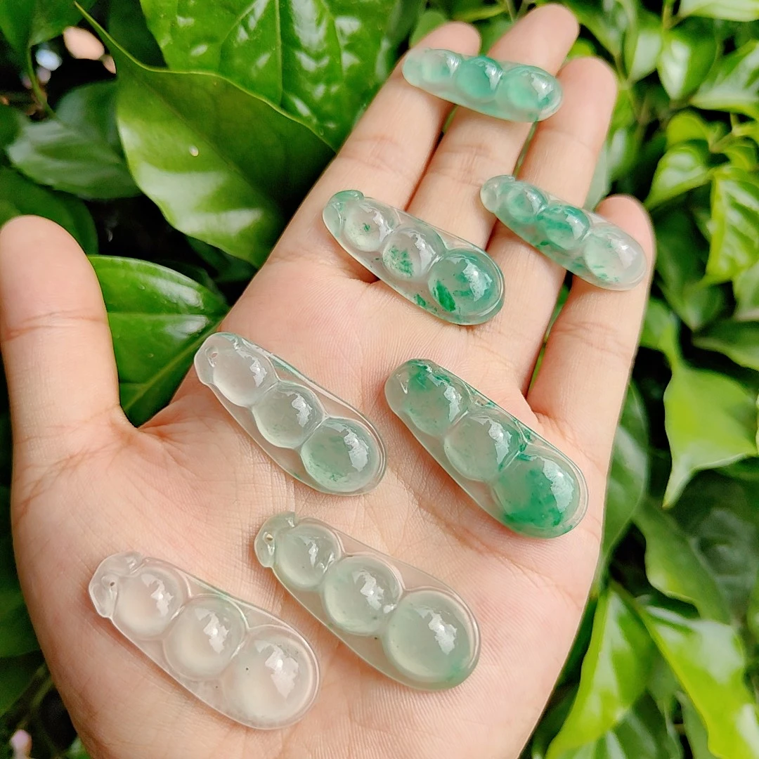 非洲翠精品豆子吊坠（多样性发其一）