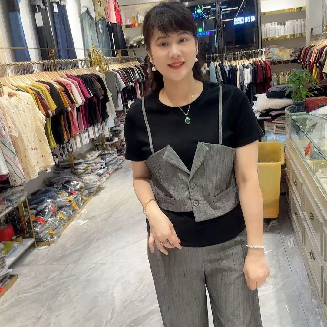 1-7152两件套套装裤衣58裤100长