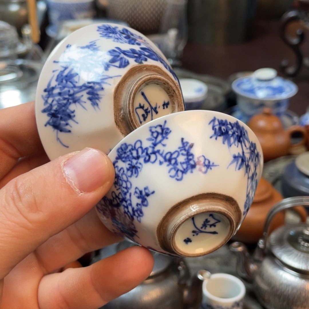 浑***️核桃两个球核桃两个球茶杯