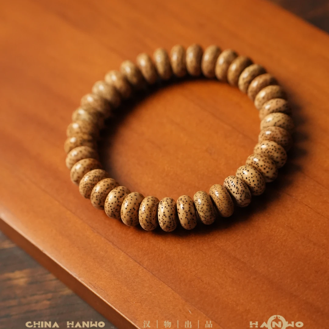 HANWO汉物·精工级浅珀药片手串12*6