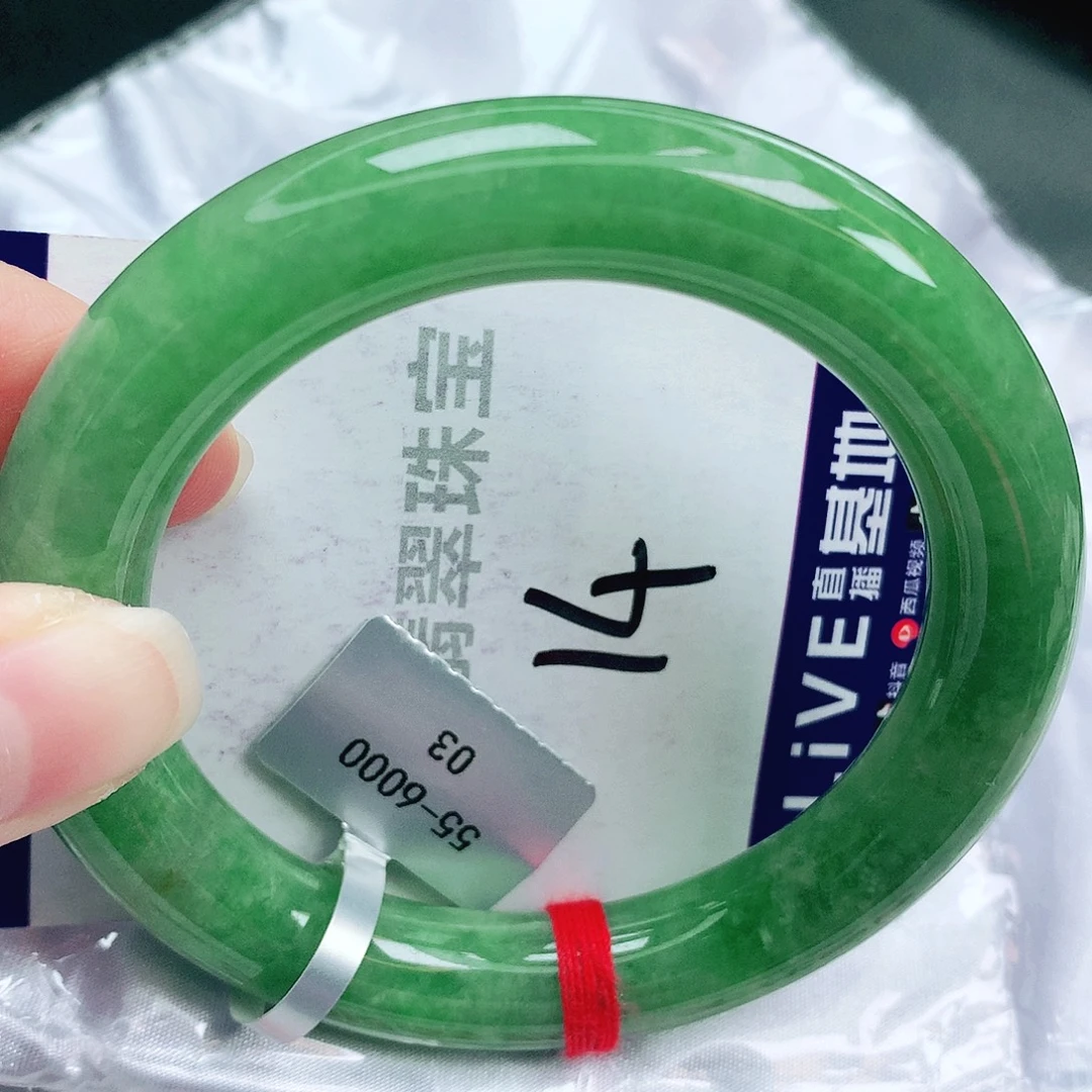 翡翠未镶嵌手镯缅甸天然A货翡翠手镯