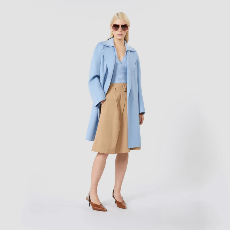 MaxMara 2025早秋新品女装V领短袖针织毛衣6366045106