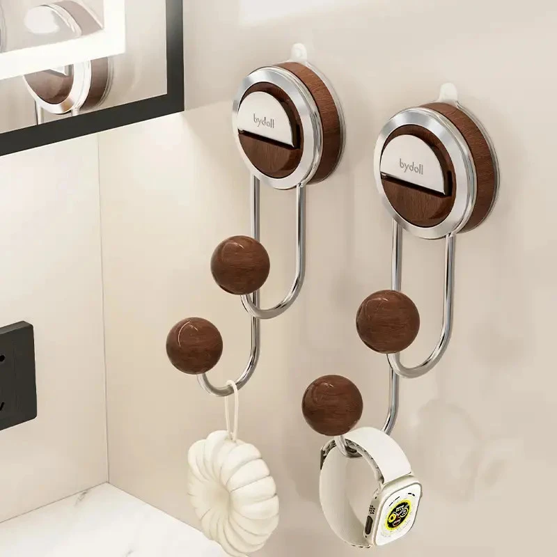 吸盘挂钩免打孔门后衣钩壁挂多功能强承重粘钩真空无痕