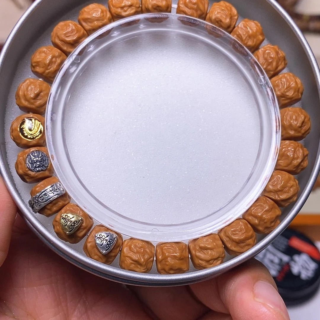 手串猴头核桃五标龙蛇之变尺寸10左右全品精工