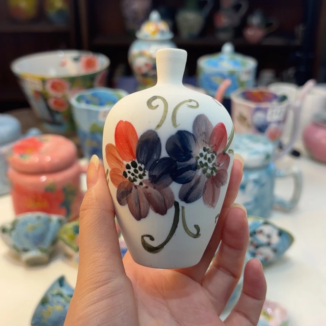 景德镇手绘高温釉下彩陶瓷茶具