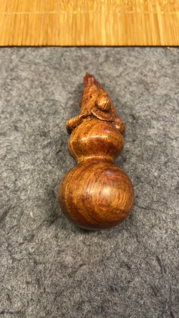 黄花梨葫芦手把件