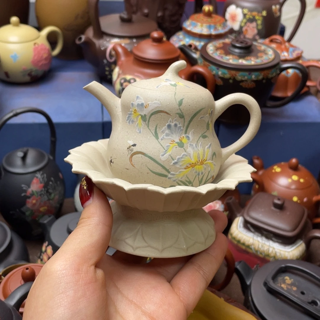 然***y紫砂茶杯紫砂一套