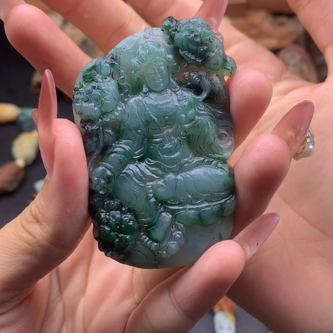 灿***！未镶嵌定制翡翠翡翠