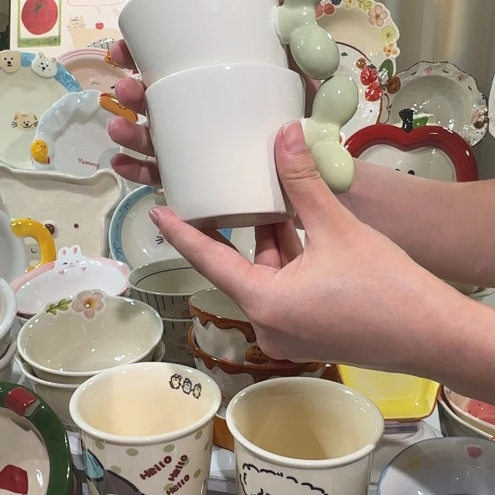 陶瓷陶瓷水杯2个装