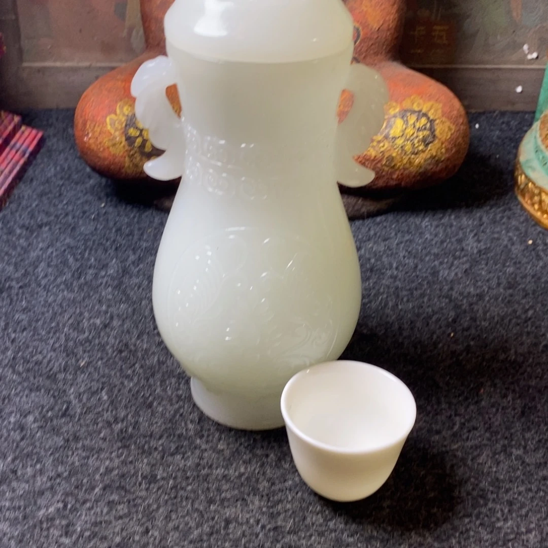 大***瓜瓷片精品美物大摆件