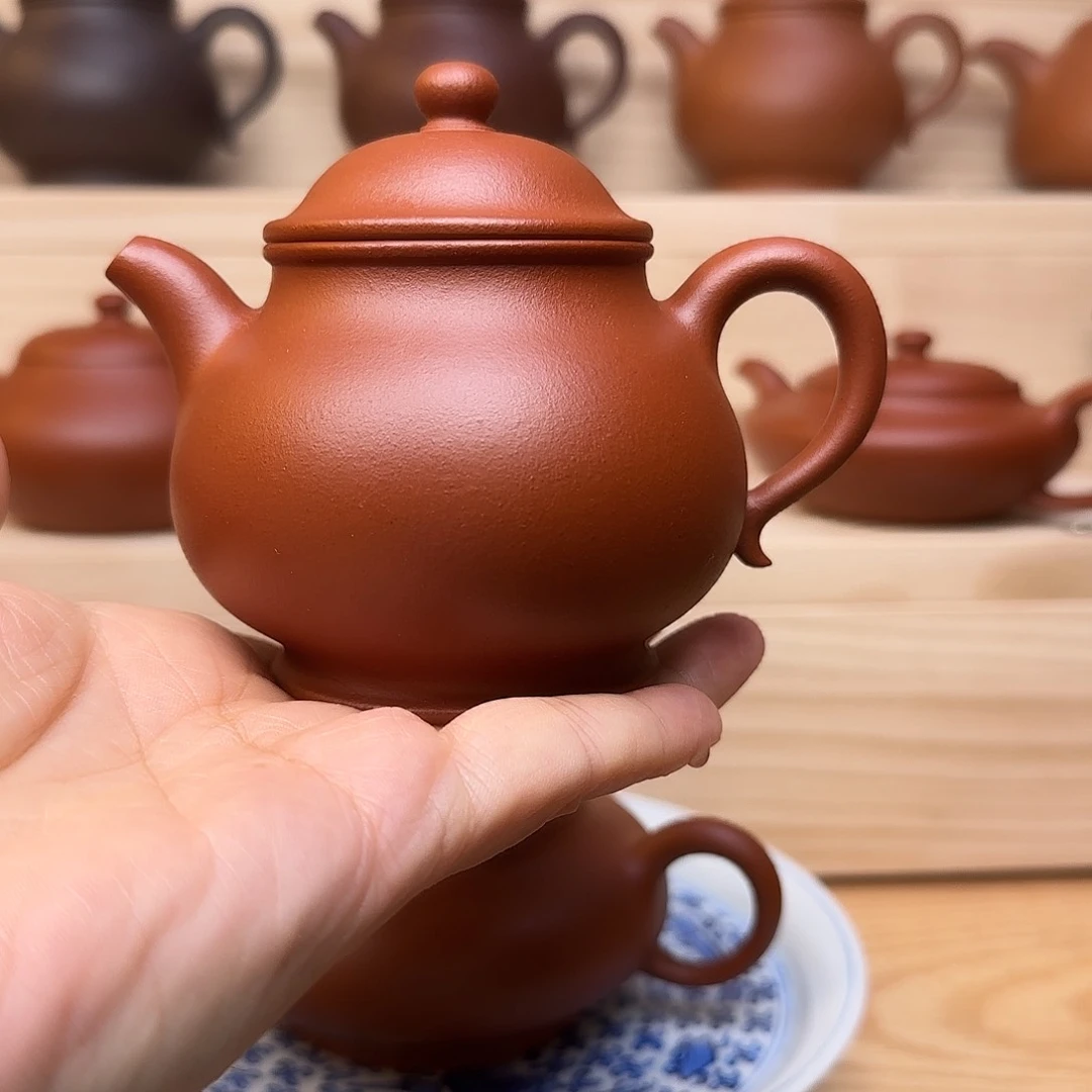 啜***甘茶壶紫砂小红泥紫砂壶