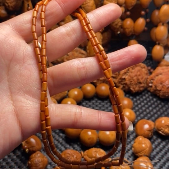 橄榄核吊坠直切长串