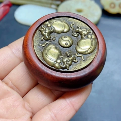 紫金钵盂菩提吊坠