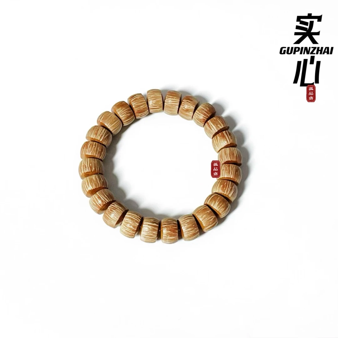 GUPINZHAI·藏式原皮实心紫金鼠手串高端文玩天然原生手工菩提手串