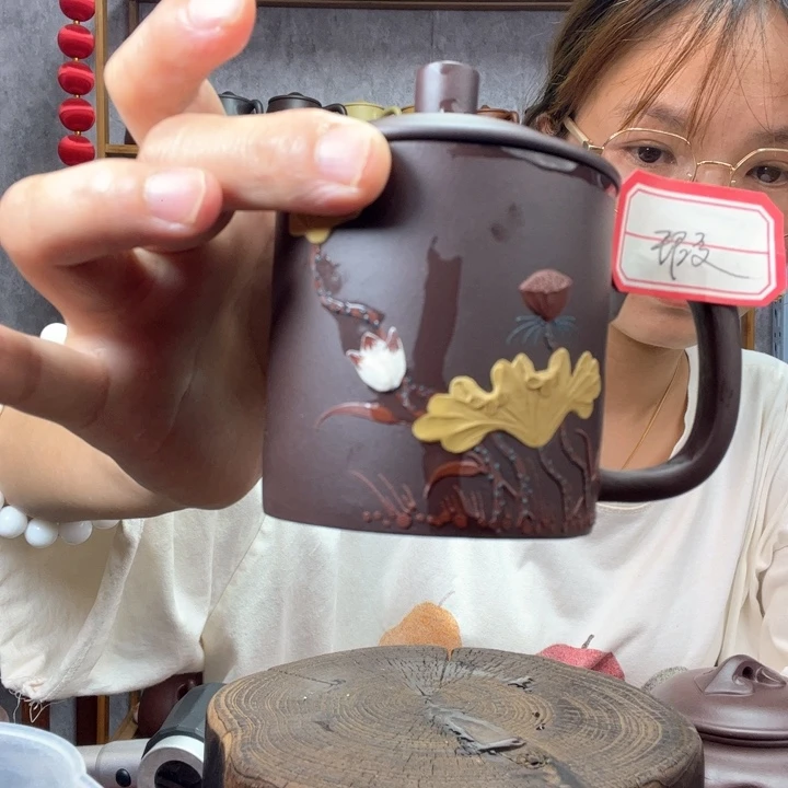 茶杯紫砂原矿紫砂杯