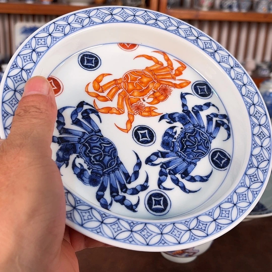 錡镇堂手工手绘壶承
