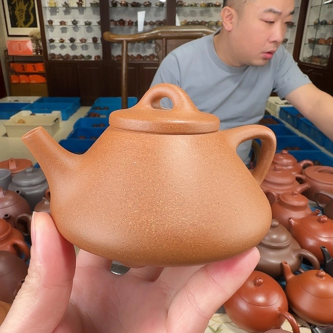 茶壶紫砂石瓢降坡