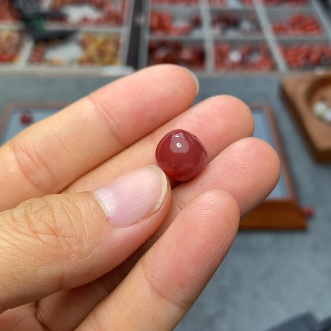 南红玛瑙单珠11多样性发1未镶嵌
