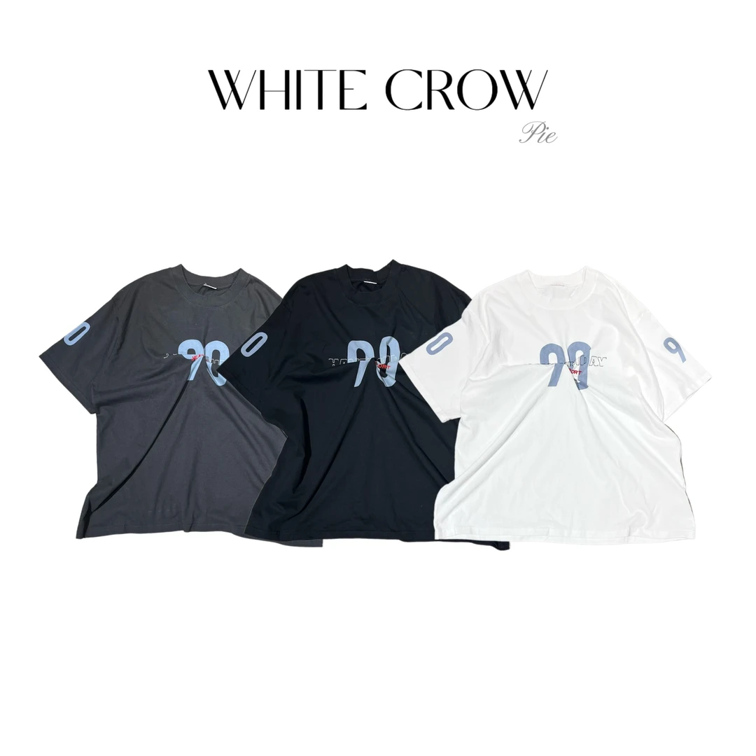 白乌鸦【90年代】短袖T恤夏季上新55150