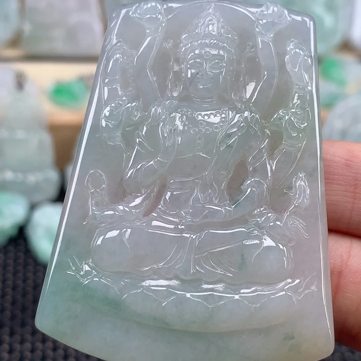 颈饰未镶嵌翡翠千手