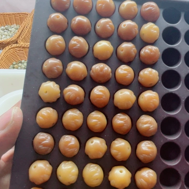 吊坠白玉菩提精品13风化吞噬50颗
