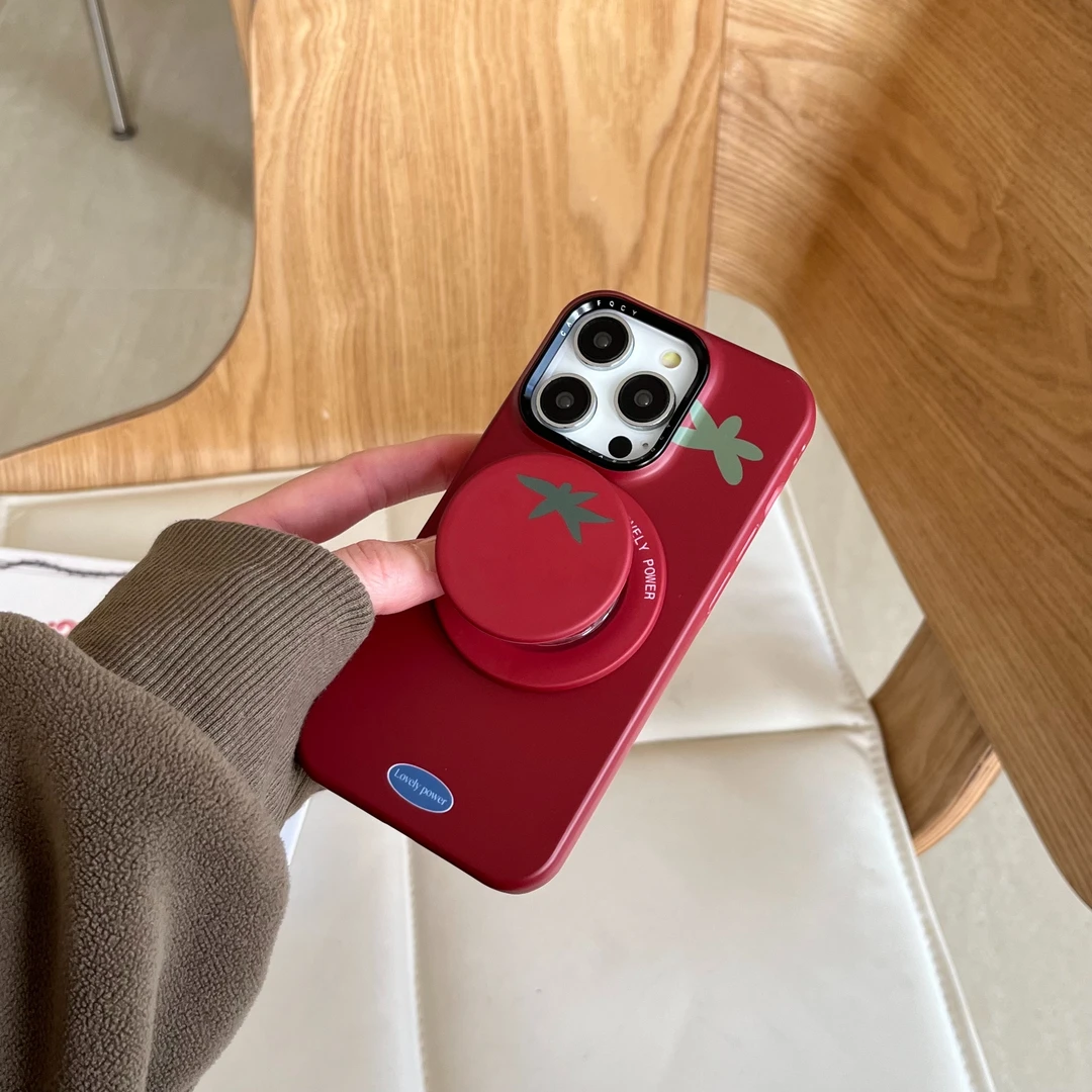 适用苹果iphone16promax支架15promax磁吸14pro创意13ins风手机壳