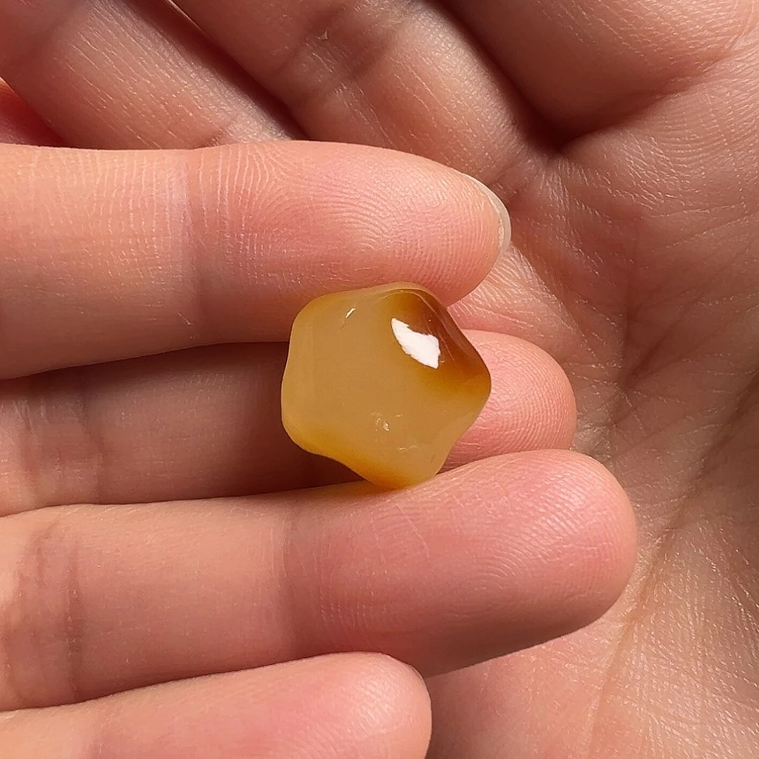 蜜蜡颈饰未镶嵌星星（打孔不退换）