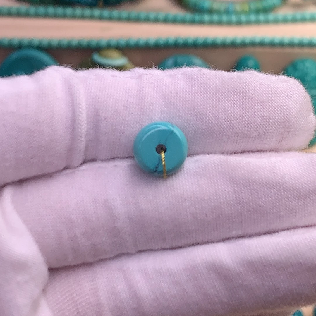 绿松石珠宝半成品未镶嵌