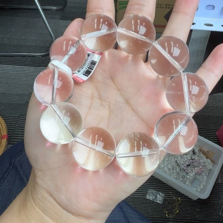 未镶嵌手链水晶白水晶22