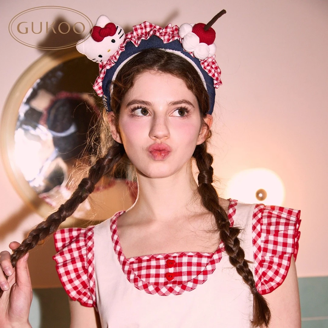 发箍HelloKitty发饰新款毛绒可爱女士洗漱发箍