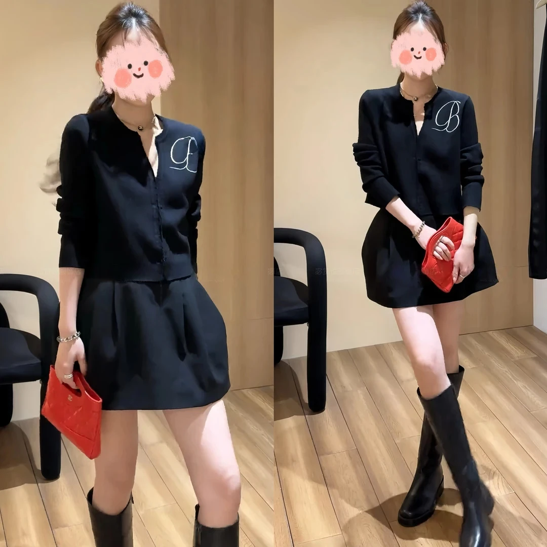 2025慵懒风秋季秋冬套头外套半身裙时髦潮流女款新款时尚套装洋气